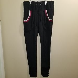 K jordan Women's Sweatpants Black/pink Size Large